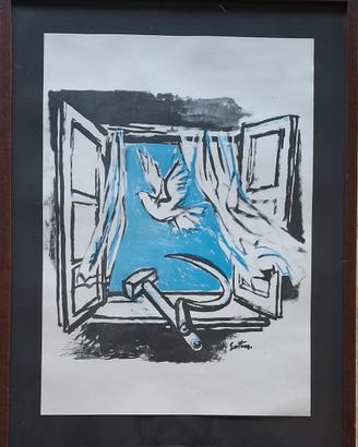 litografia di guttuso