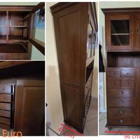 Credenza vintage in legno scuro