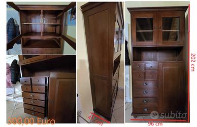 Credenza vintage in legno scuro