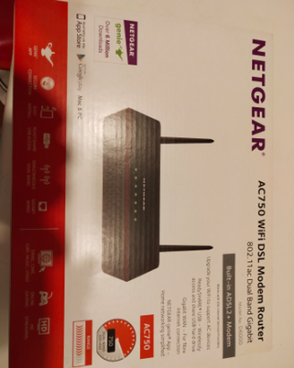 Netgear modem router Ac750 D6000