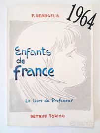 Enfants de France, 1964 Libro di Testo Vintage