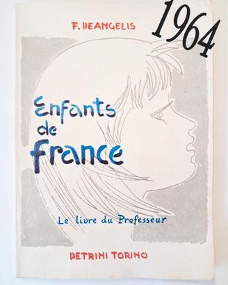 Enfants de France, 1964 Libro di Testo Vintage