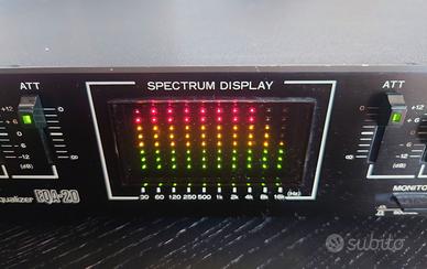 EQUALIZZATORE Grafico TEAC EQA-20 - Japan - RARO