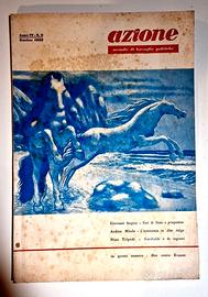 Lotto Riviste Azione 1959 Vintage Originali Politi