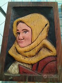 Coppia di quadretti in legno 