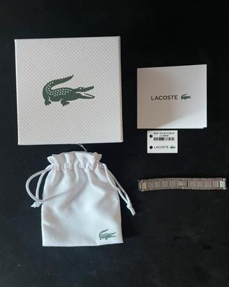 Bracciaetro Lacoste Uomo in Acciaio-Con scatola