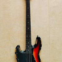 Basso Elettrico Fretless Mancino Vintage Jazz