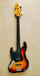 Basso Elettrico Fretless Mancino Vintage Jazz