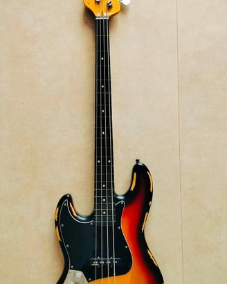 Basso Elettrico Fretless Mancino Vintage Jazz