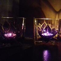 Portacandele in vetro