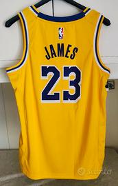 Canotta Basket Lebron James 23 Los Angeles Lakers 