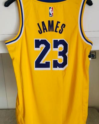 Canotta Basket Lebron James 23 Los Angeles Lakers 