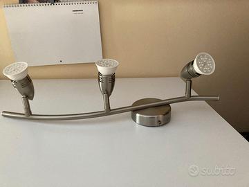 Applique a Led 3 faretti