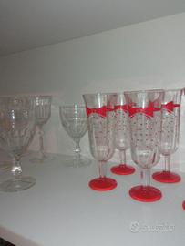 Calici, flûtes e bicchieri 