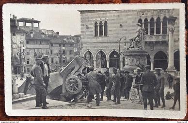 UDINE DURANTE L'INVASIONE CAMION AUSTRIACO PRECIP