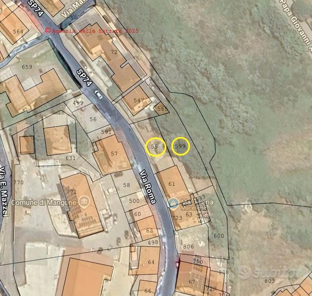 Terreno edificabile al centro di Mangone - Vista 2