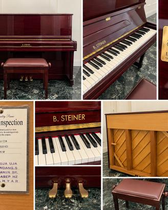 Pianoforte verticale B. Steiner BSJ-121M – Mogano