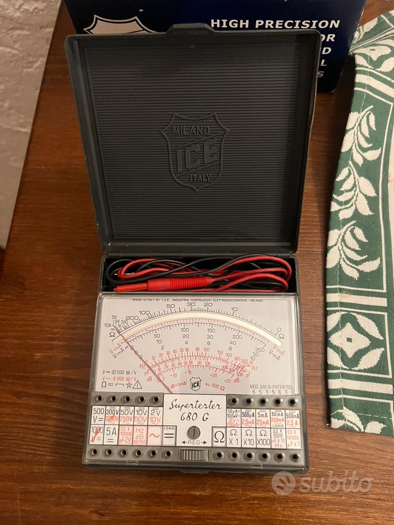 Tester analogico ice supertestr 680 g originale - Giardino e Fai da te ...