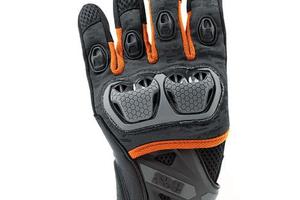 Guanto Tour Ixs Montevideo Nero Argento Arancio