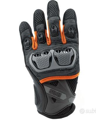 Guanto Tour Ixs Montevideo Nero Argento Arancio