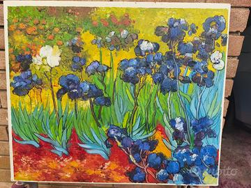 3 Quadri dipinti a mano su tela copie di Van Gogh