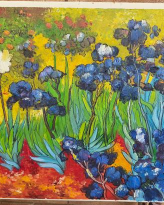 3 Quadri dipinti a mano su tela copie di Van Gogh