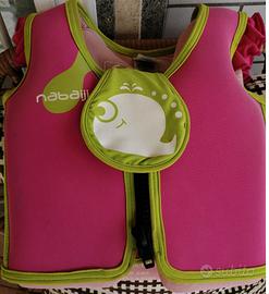 Giubbotto salvagente bambina originale Nabaiji