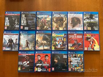 Lotto di 16 giochi PS4 - BLOCCO UNICO