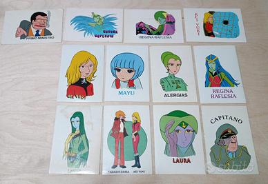 Adesivi Capitan Harlock Edierre anni 80