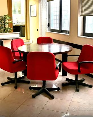 TAVOLO RIUNIONE CON POLTRONCINE