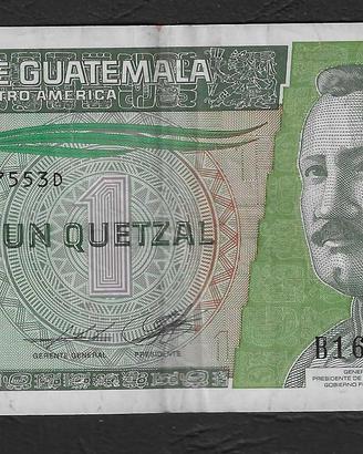 Guatemala - banconota circolata da 1 Quetzal P-115