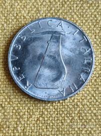 Moneta da 5 Lire anno 1969