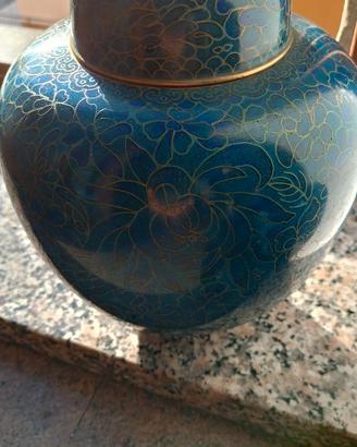 VASO CINESE IN METALLO