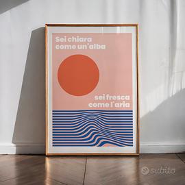 Poster “Alba chiara”