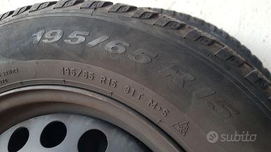 Cerchi in ferro 5 fori, Pirelli invernali 195/65 R