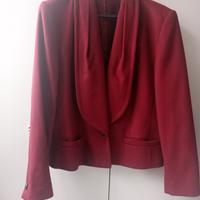 giacca lana cachemire  bordeaux