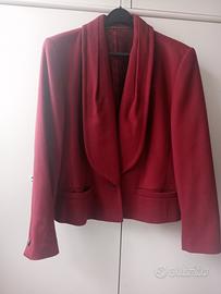 giacca lana cachemire  bordeaux