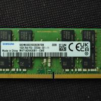 16Gb (1x16Gb) Samsung DDR4 Sodimm 3200Mhz