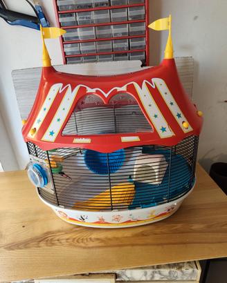 gabbia  criceto  circo