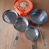 Pentole da campeggio Bearver Brand in acciaio inox