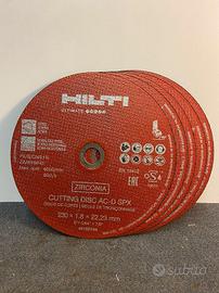 Hilti dischi da taglio acciaio inox 230x1.8 mm 5pz