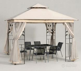 nuovo gazebo con zanzariera 