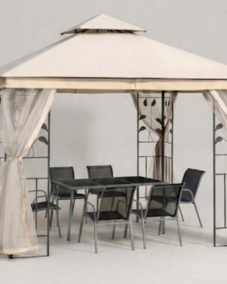 nuovo gazebo con zanzariera 