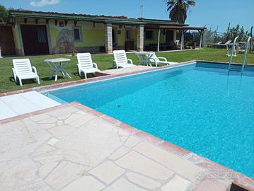 Chalet con piscina privata su spiaggia 10 posti