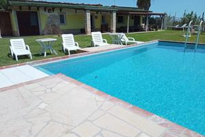 Chalet con piscina privata su spiaggia 10 posti