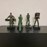 Gruppo sculture bronzo