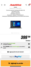 Thomson neo Z3 4g LTE notebook 13 pollici nuovo