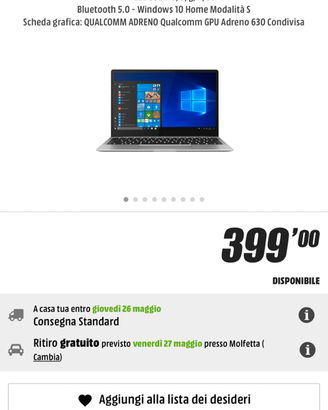 Thomson neo Z3 4g LTE notebook 13 pollici nuovo