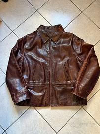 Giacca di pelle vintage Indiana Jones