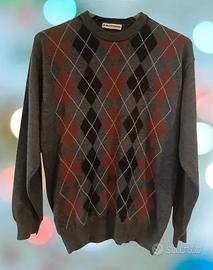 Pullover da uomo in lana a rombi - Burlington